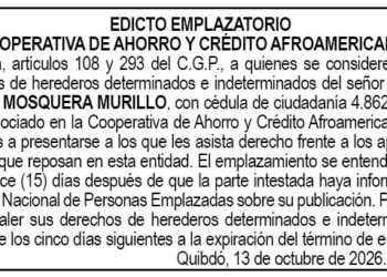 Edicto Chocó
