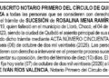 Edicto notaría Quibdó Lloró Chocó