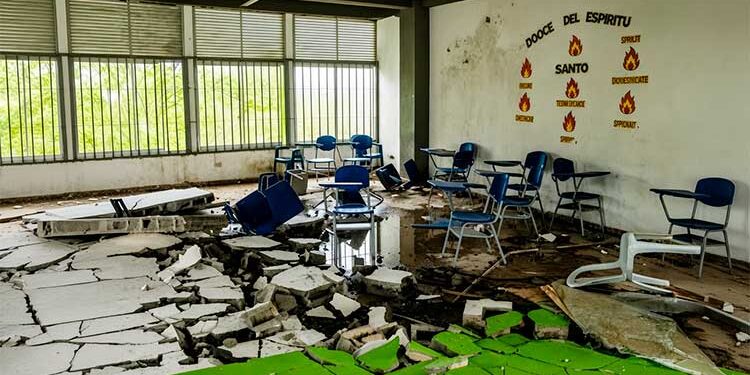 Chocó: En El Dos, Unión Panamericana, sigue, esperando la reconstrucción del colegio tras el terremoto