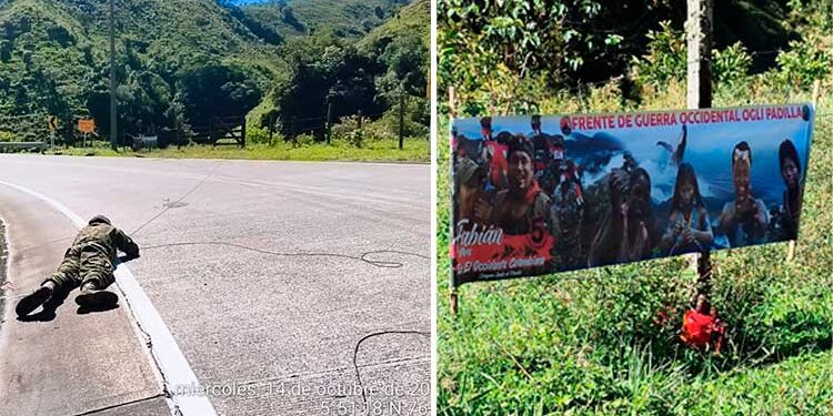 Chocó: ELN colocó un artefacto explosivo en la vía Quibdó - Medellín