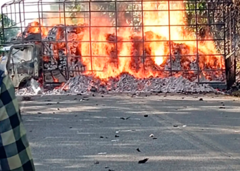 Tadó, Chocó: Incineran camión en la vía Quibdó–Pereira