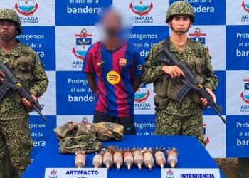 incauta explosivos del ELN en Litoral de San Juan, Chocó