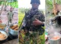 El soldado chocoano que prepara la comida a sus compañeros en la selva