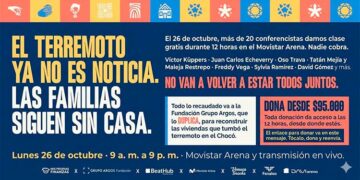 Solidaridad por el Chocó: más de 20 conferencistas se unen para reconstruir viviendas tras el terremoto