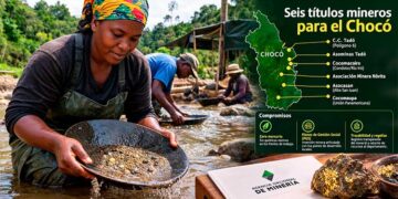 Entregan seis títulos mineros en el Chocó