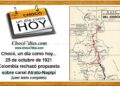 Chocó, un día como hoy... 25 de octubre de 1921 Colombia rechazó propuesta sobre canal Atrato-Napipí